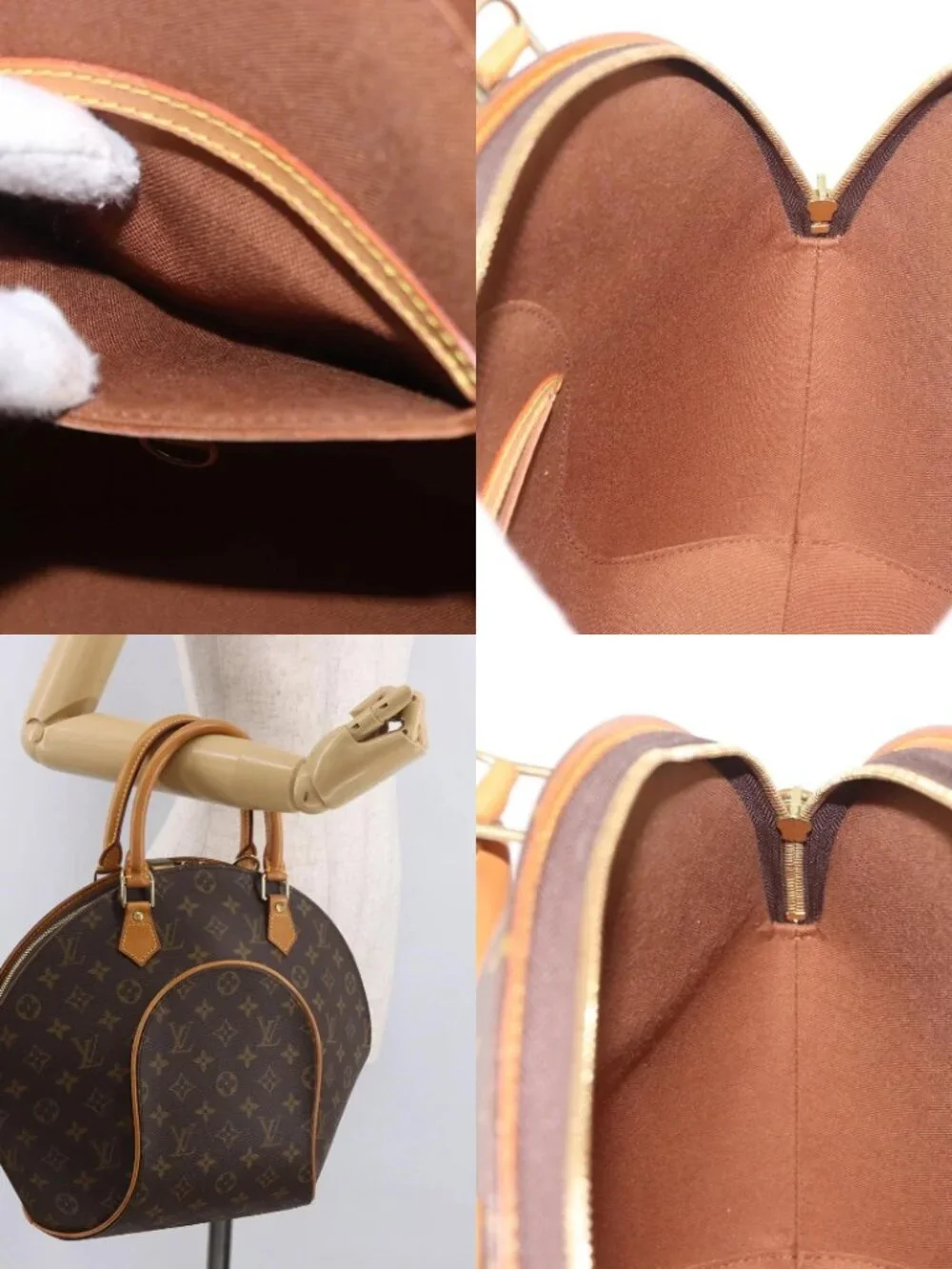 LOUIS VUITTON Monogram Ellipse MM Hand Bag M51126 LV Auth 189353V
